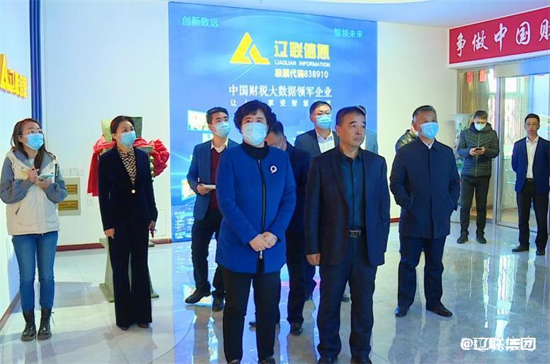 辽阳市白英市长莅临太阳集团2007网站信息调研指导