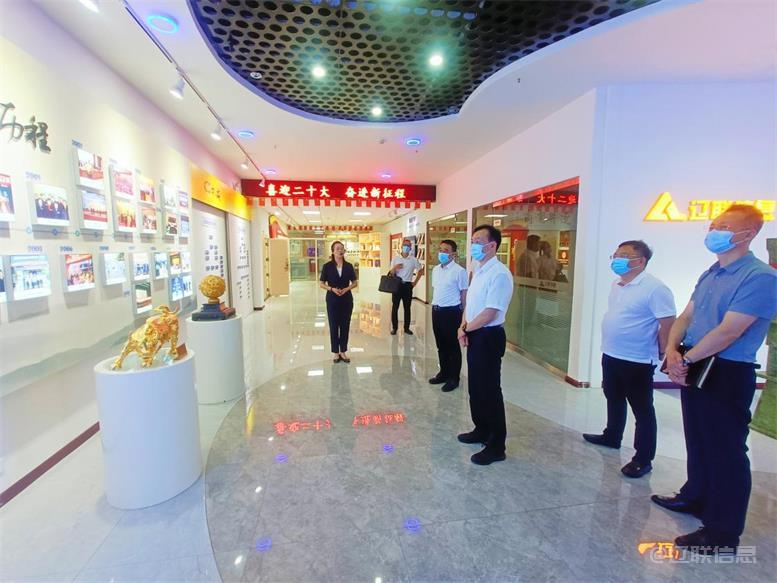 辽阳市副市长孔祥杰莅临太阳集团2007网站信息调研指导